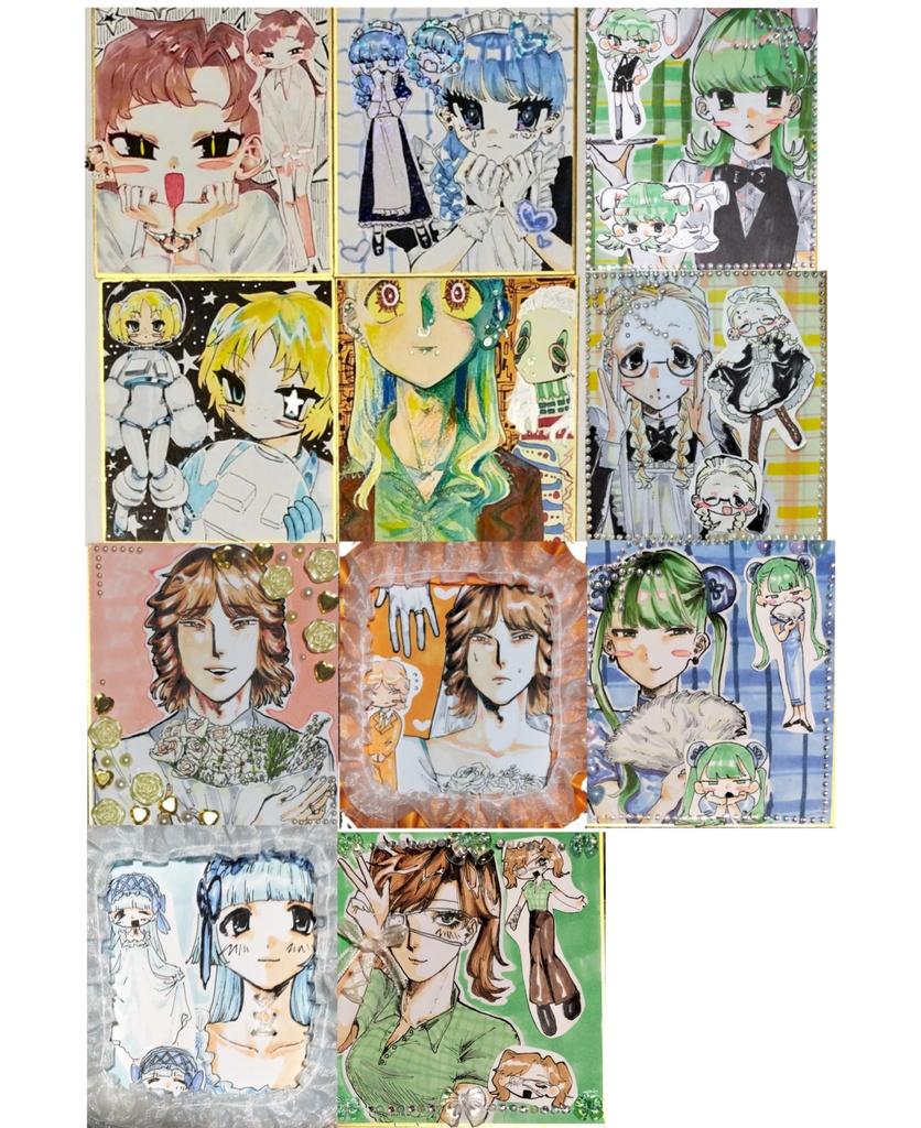 原画ミニ色紙　2000円