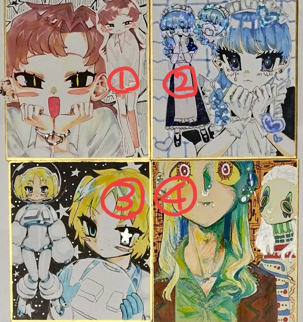 原画ミニ色紙 2000円