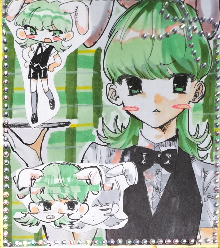 原画ミニ色紙 2000円