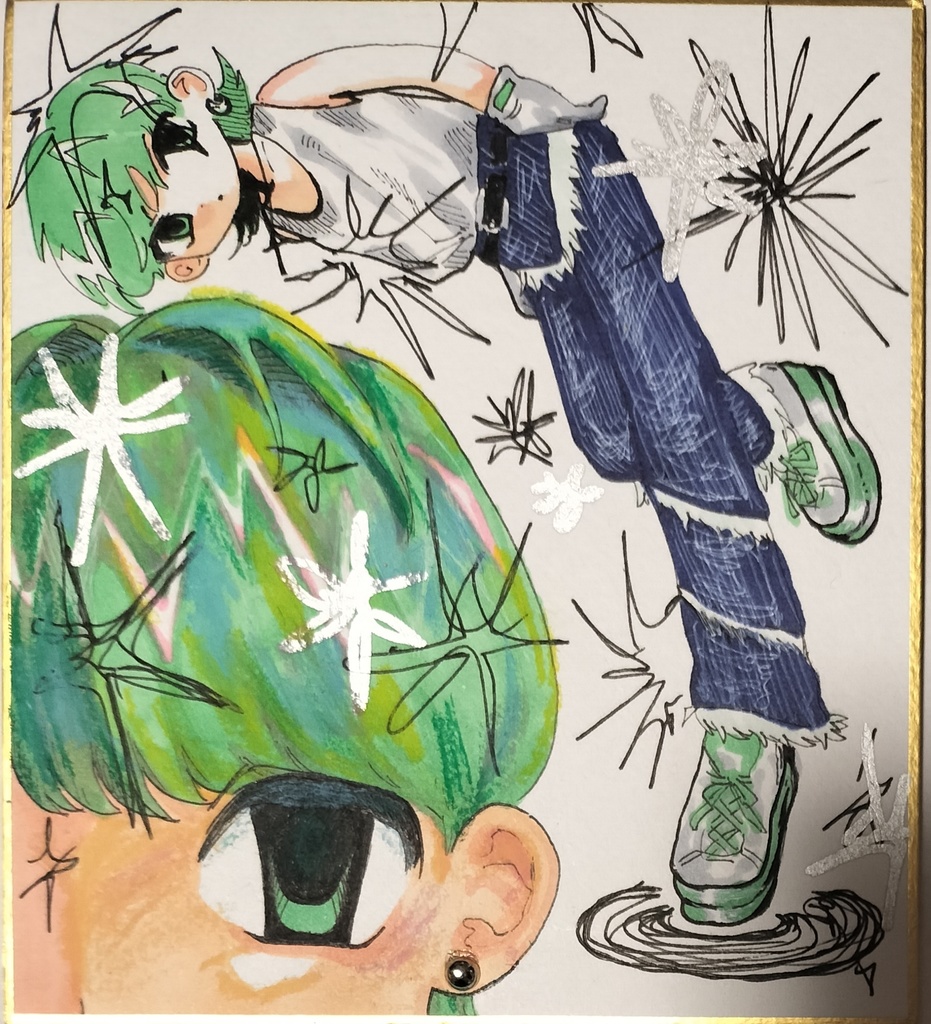 原画ミニ色紙 1500円