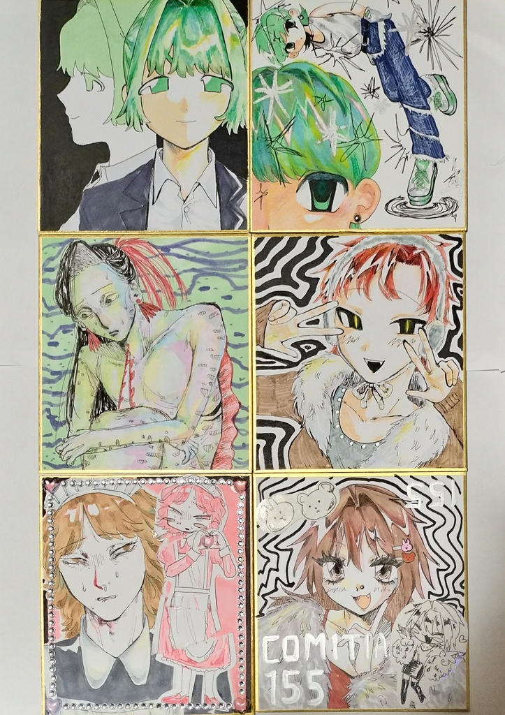 原画ミニ色紙 1500円