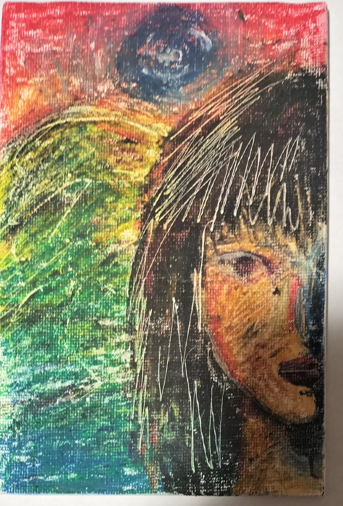 ミニ原画色紙 1500円 2