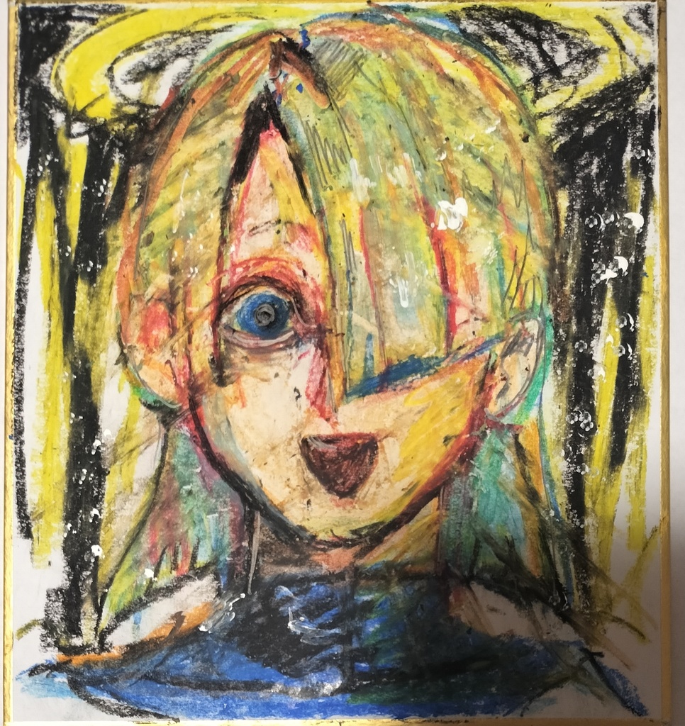 ミニ原画色紙 1500円 2