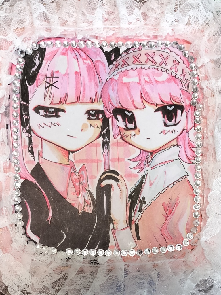 ミニ原画色紙 1500円