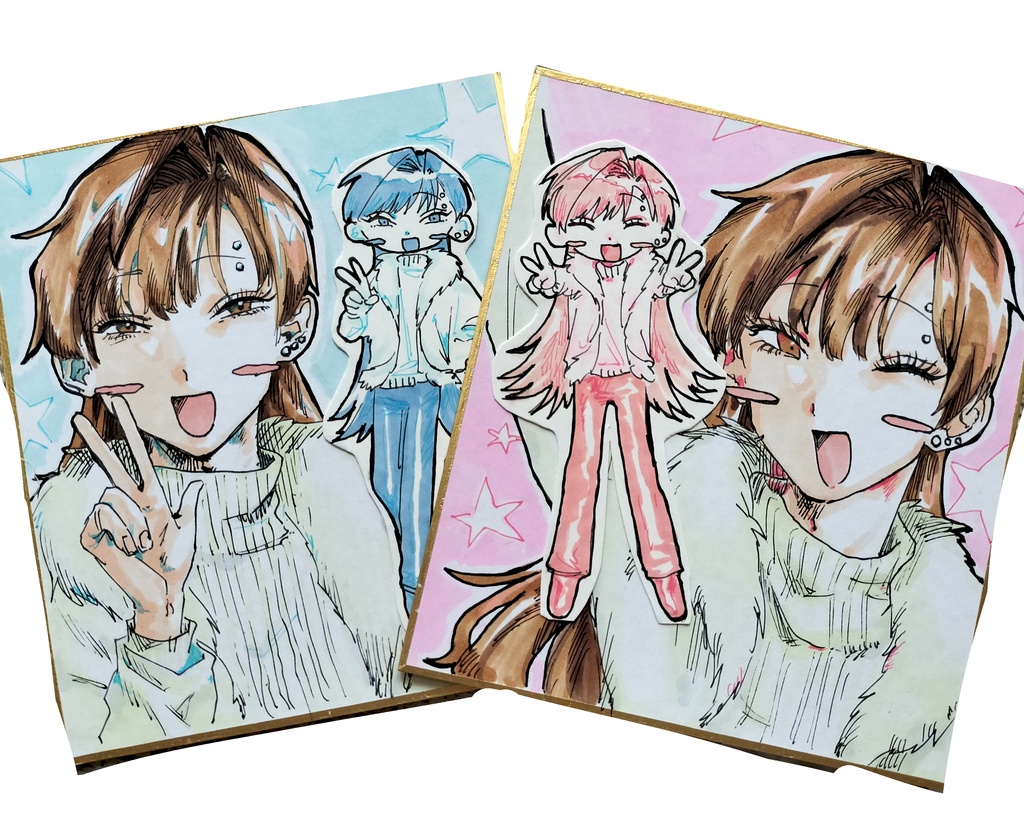 oc色紙2枚セット