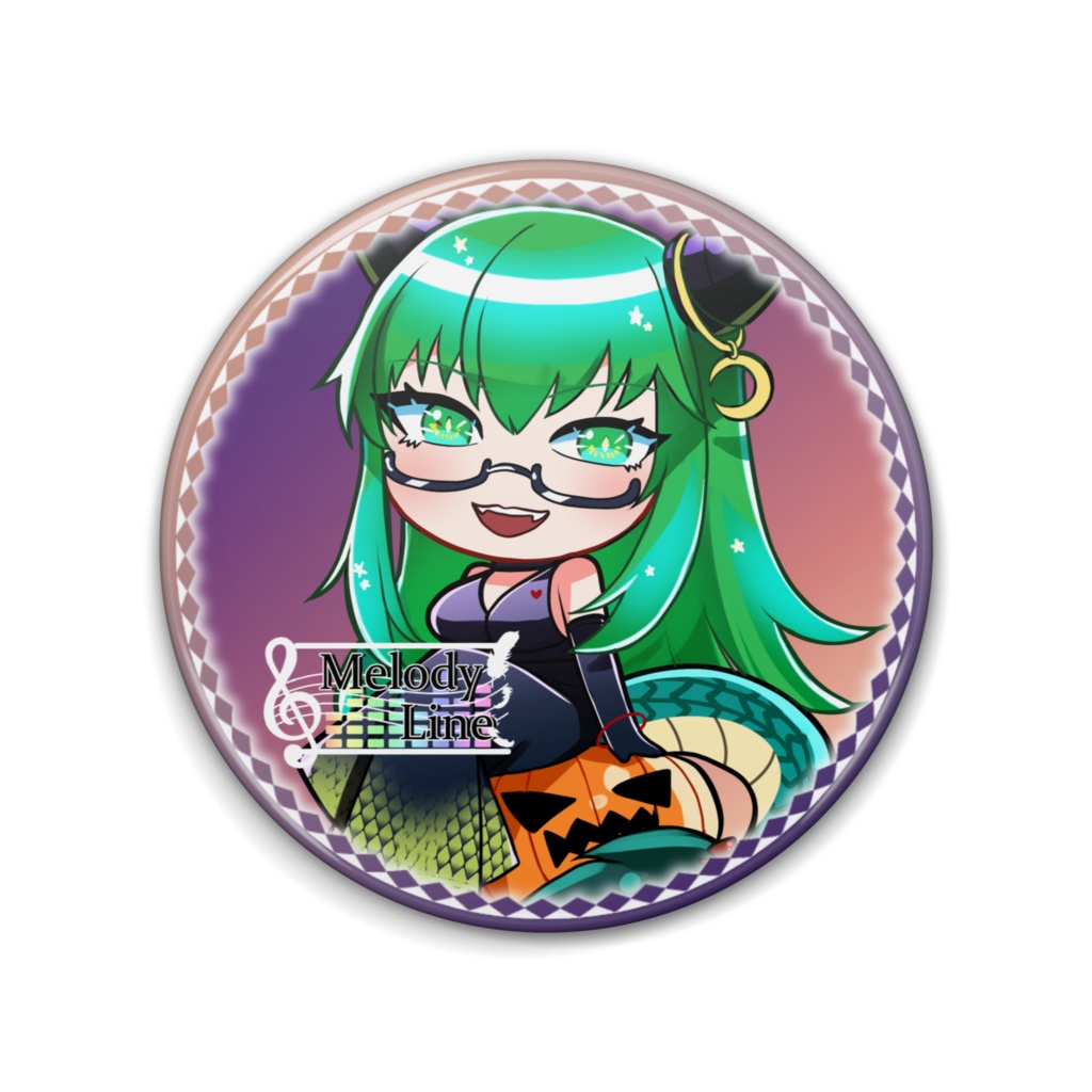 翡翠龍_ハロウィン缶バッジ