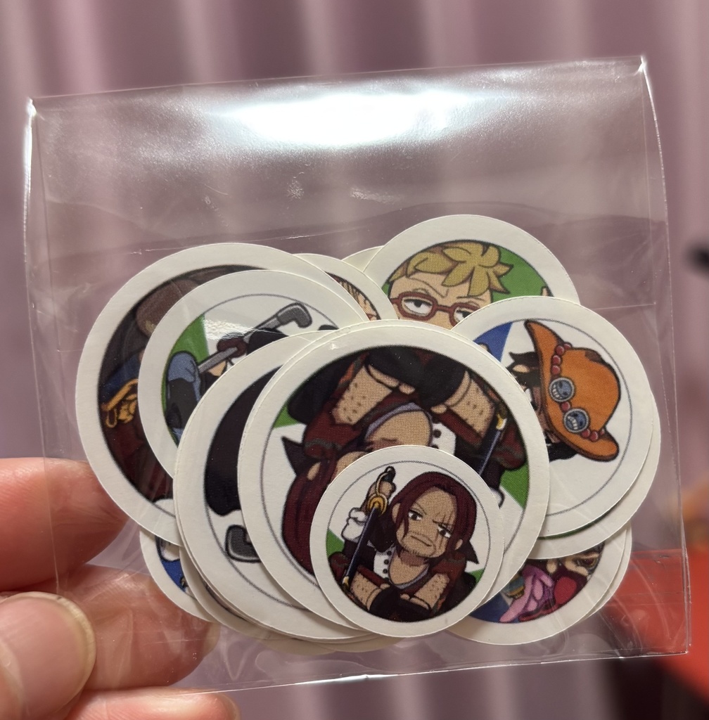 バウンティカプセルキャラアイコンフレークシール