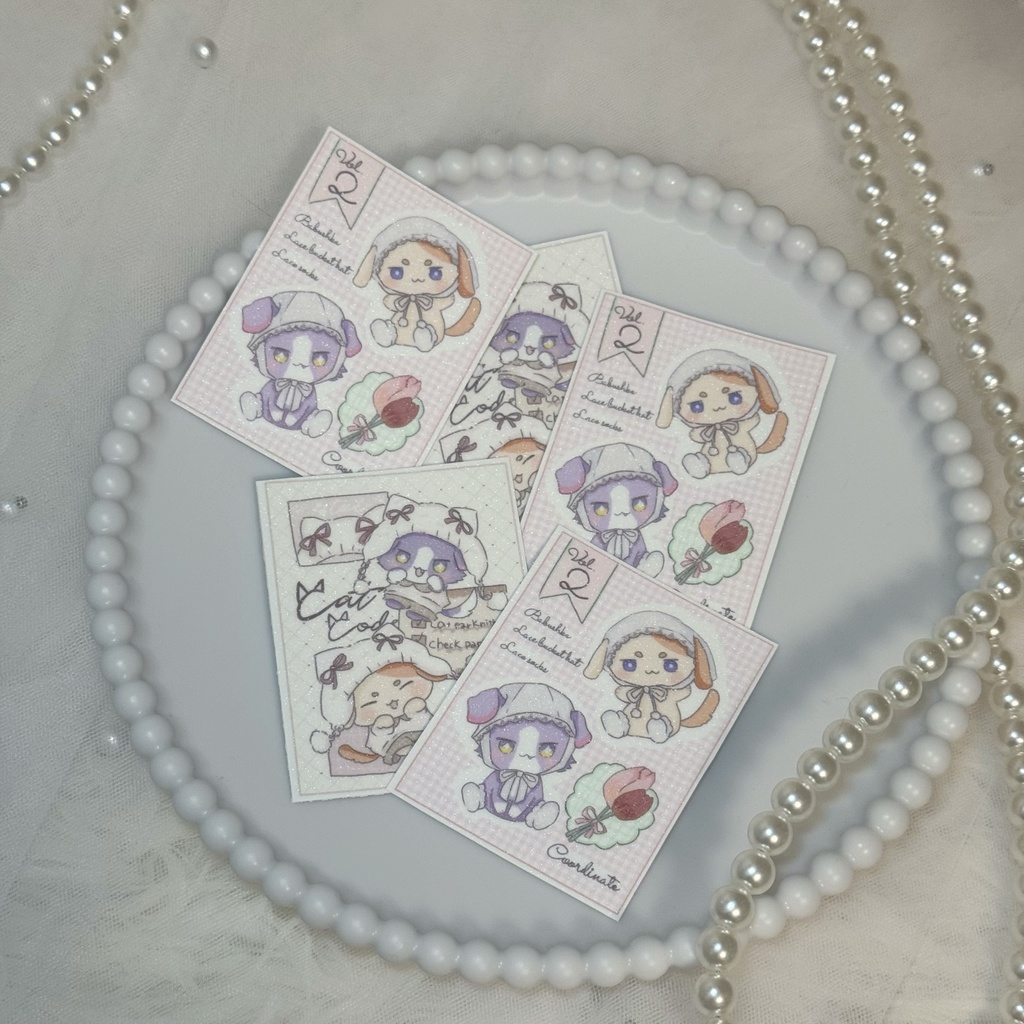 ダイカットステッカー 2枚セット