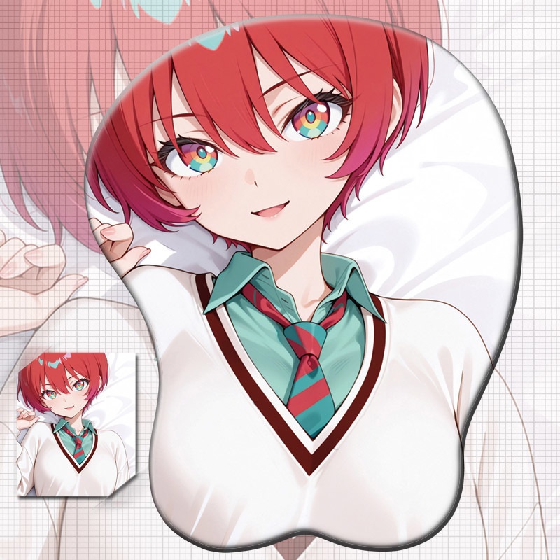 アマテ・ユズリハ (機動戦士) おっぱいマウスパッド / Amate Yuzuriha MACHU (Gundam GQuuuuuuX) 3D Oppai Mouse Pad