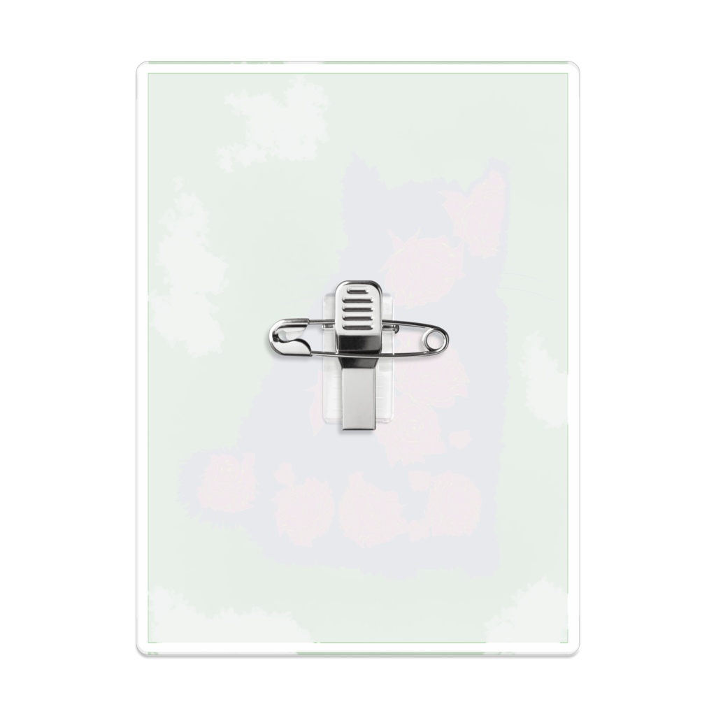 青猫ちゃんアクリルバッジ