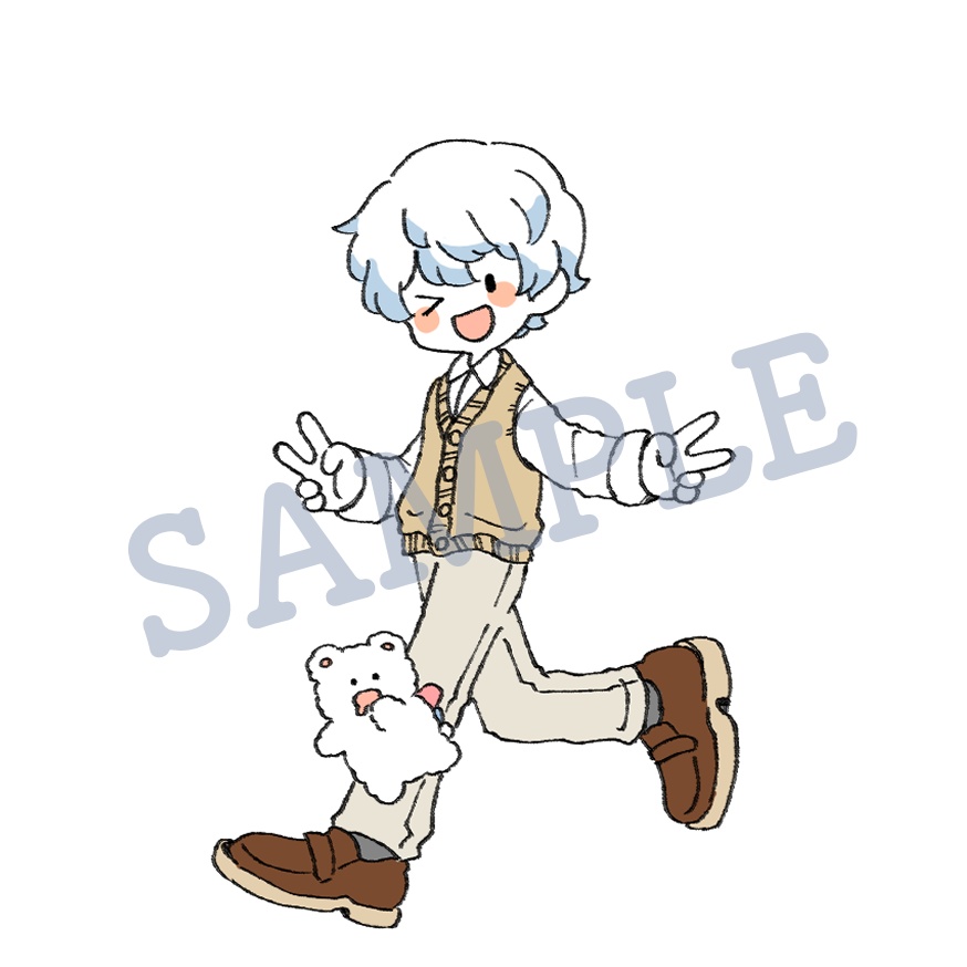 さとうさんと ゆかいな なかまたち アクリルキーホルダー1