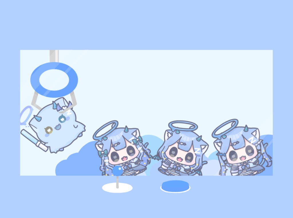 猫魔のキーボード壁紙！