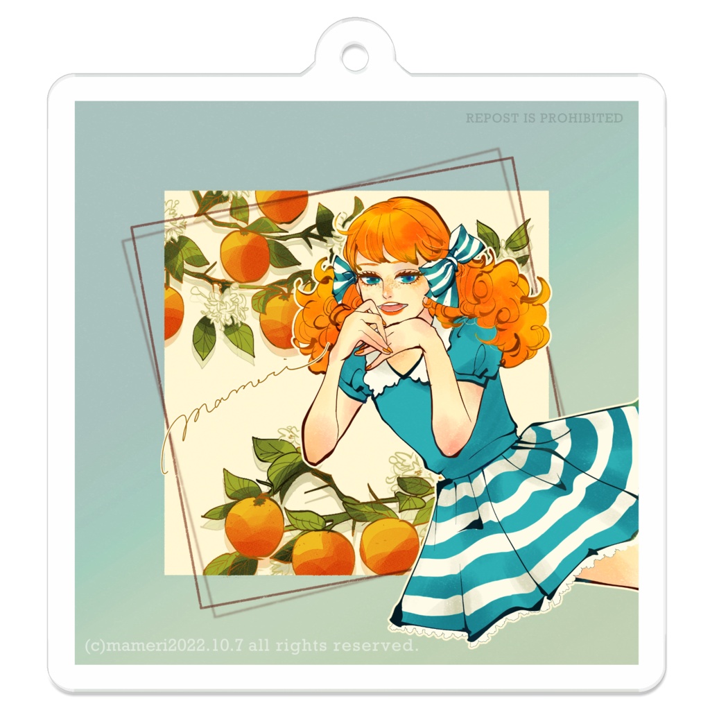 柑橘少女アクキー(3種)