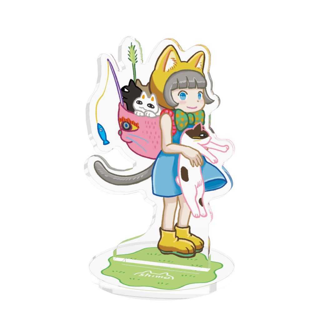 ねこみみアクリルフィギュア
