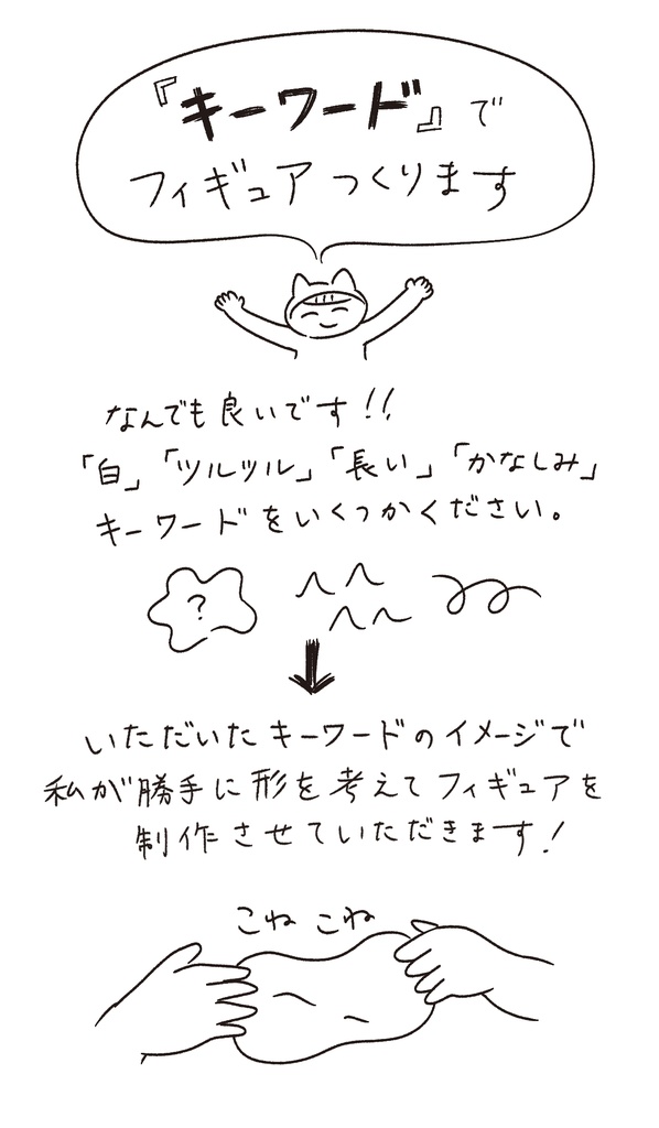 オリジナルのフィギュア制作します!