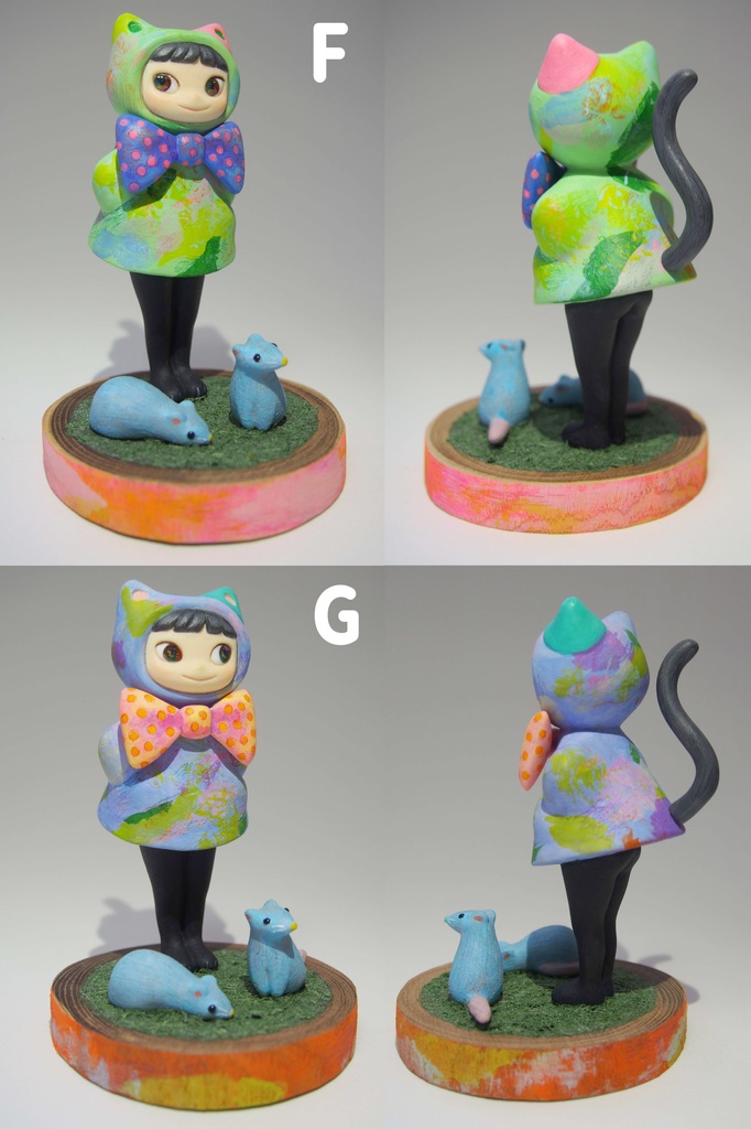 塗装済み完成品『ねこみみずきん』