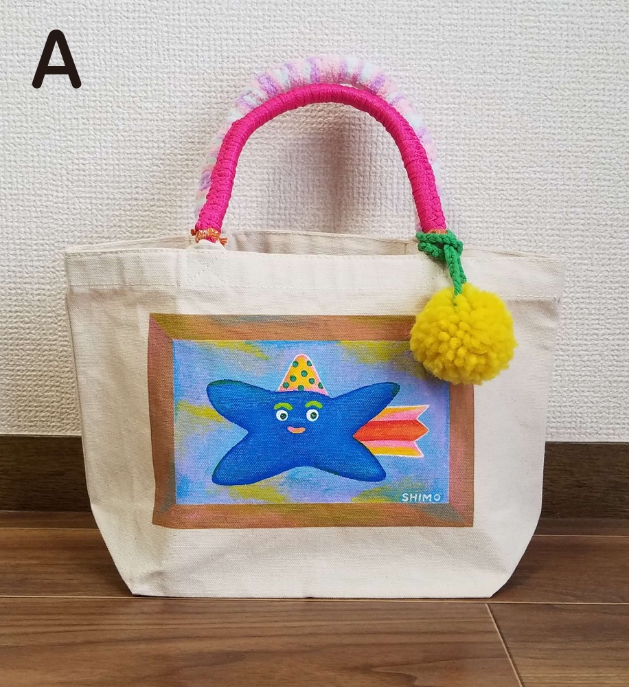 手描きトートバッグ