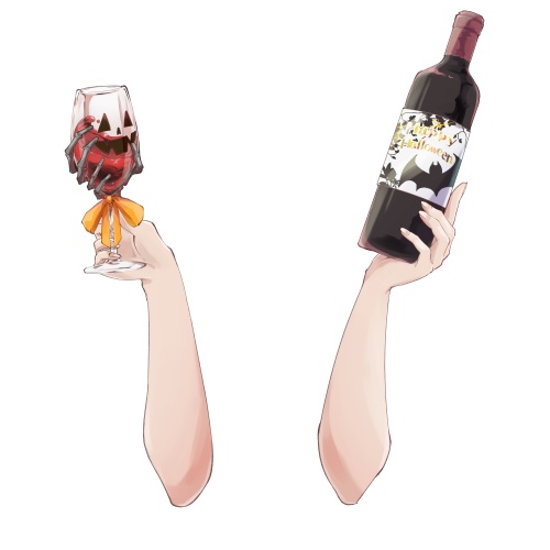 ハロウィンワイン🎃🍷【高画質・商用利用権】