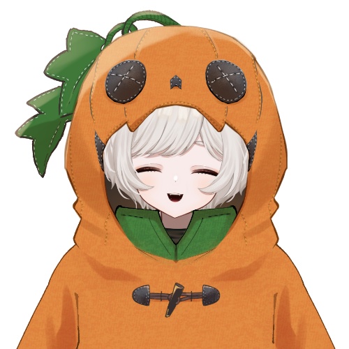 かぼちゃポンチョ🎃【高画質・商用利用権】