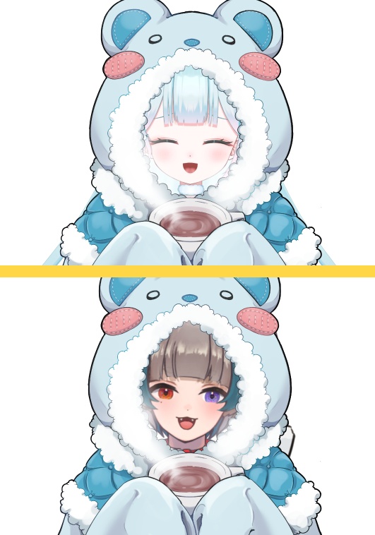 クマパジャマ【高画質、商用利用権】