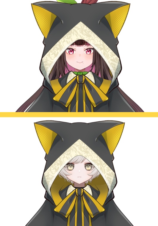 シックな猫耳フード 【高画質、商用利用権】