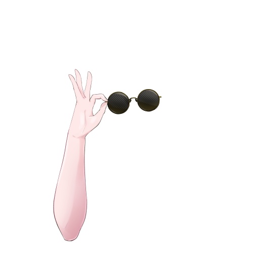 グラサンハンド【高画質、商用利用権】