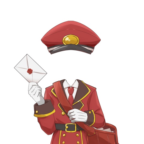 配達員衣装【高画質、商用利用権】