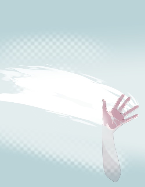 冬の窓ハンド【高画質、商用利用権】