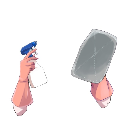 お掃除セット【高画質、商用利用権】