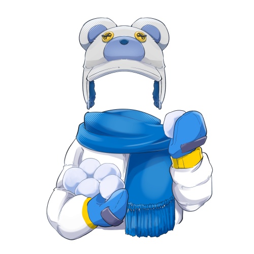 シロクマ防寒具【高画質、商用利用権】