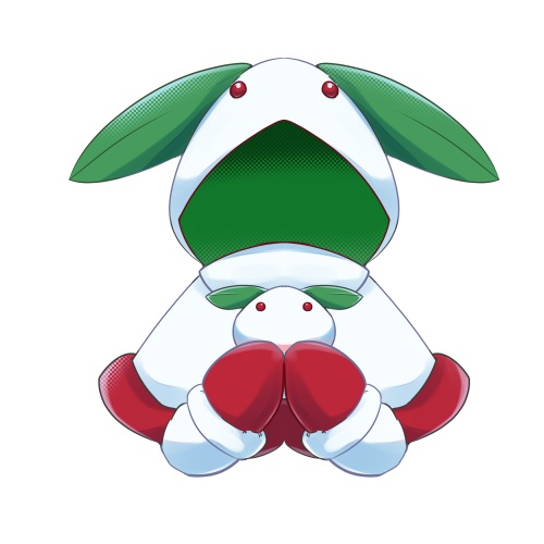 雪うさぎフード【高画質、商用利用権】