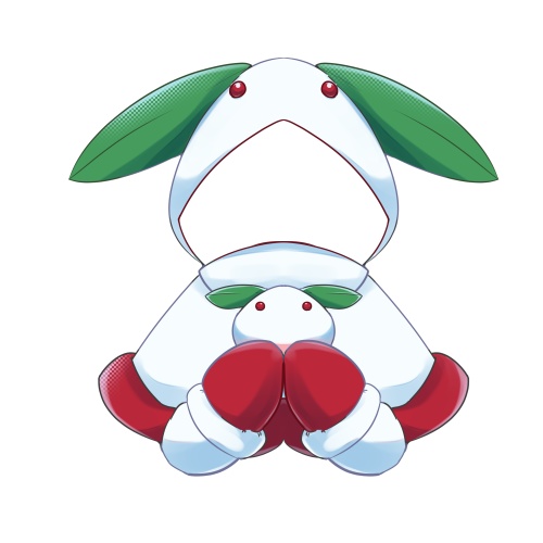 雪うさぎフード【高画質、商用利用権】