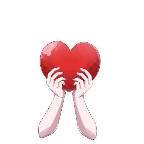 ハートハンド【高画質、商用利用権】