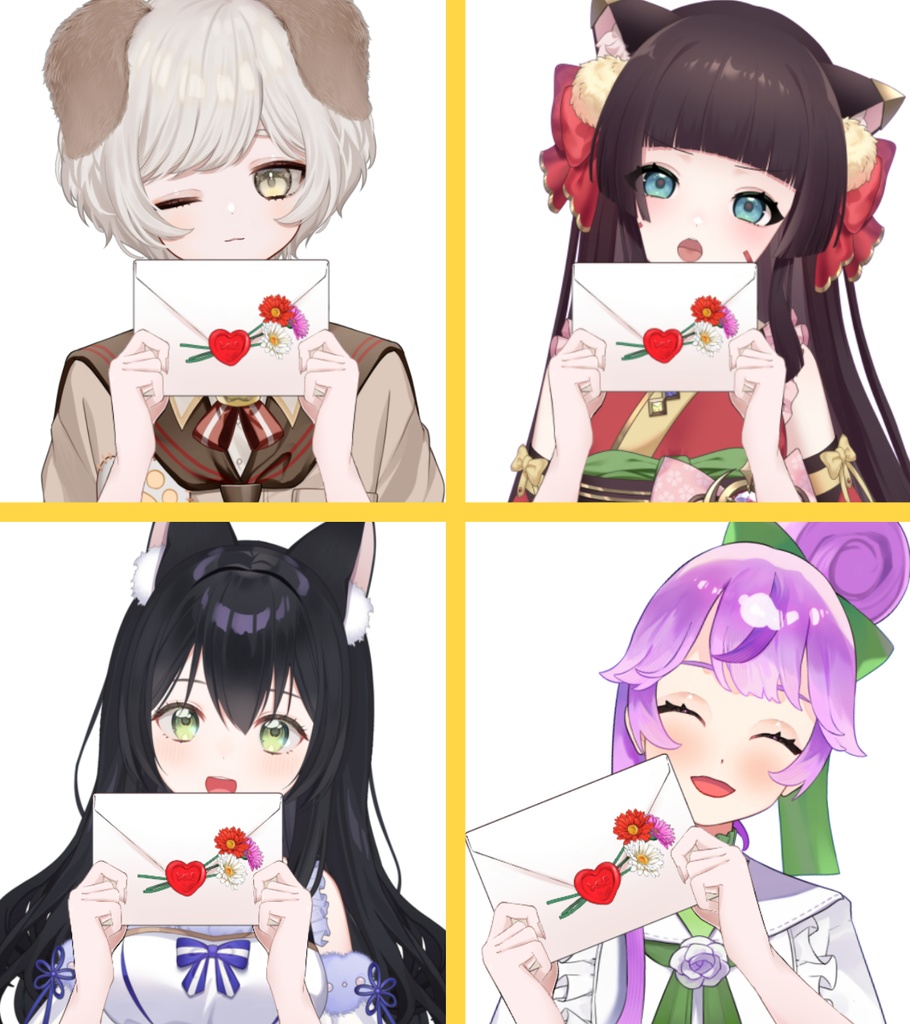 ラブレターハンド【高画質、商用利用権】