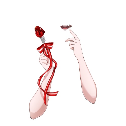 苺フォーク【高画質、商用利用権】