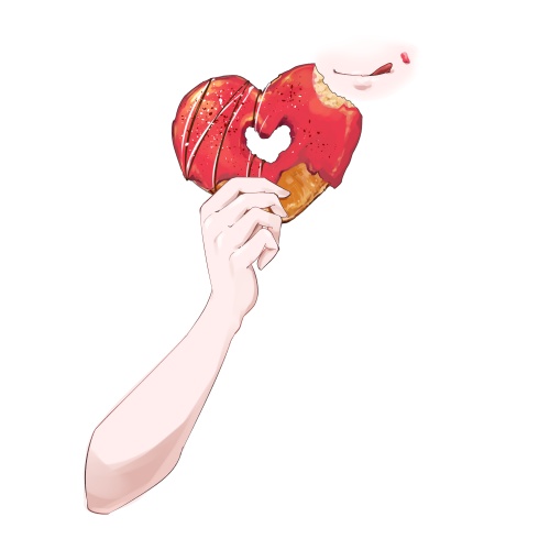 ハートドーナ【高画質、商用利用】