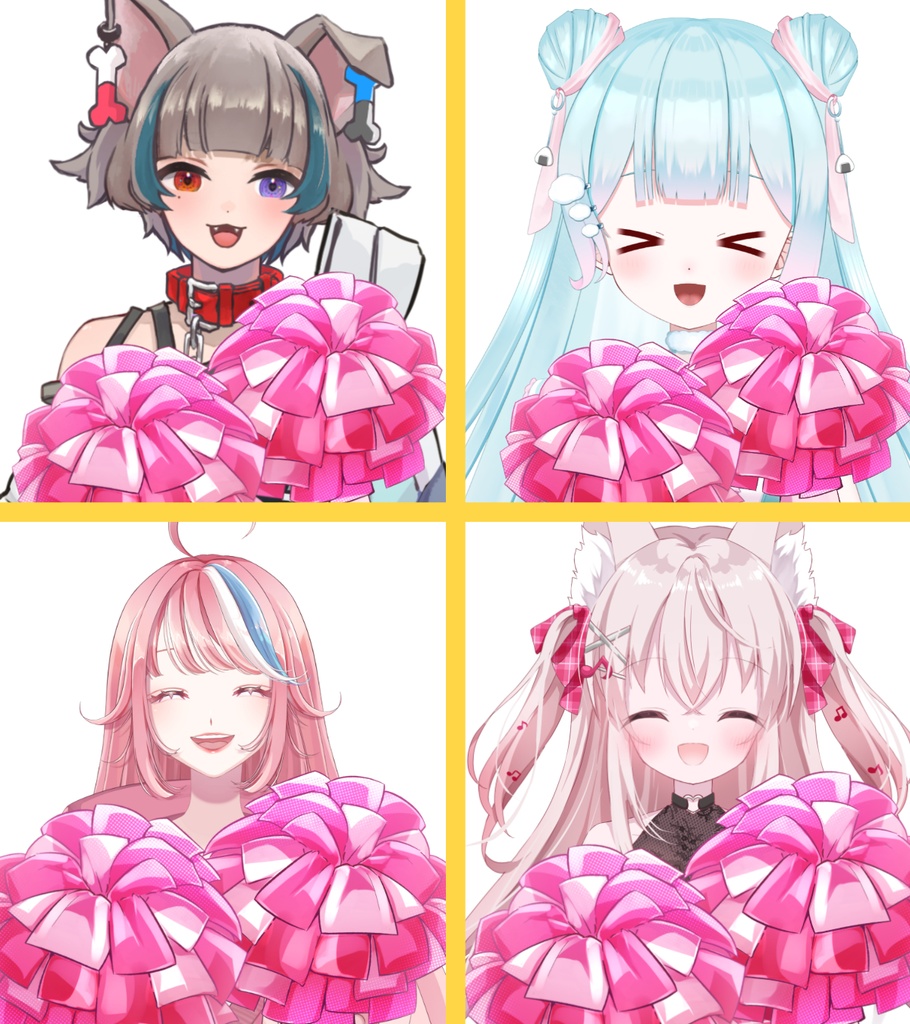 ポンポンハンド【高画質、商用利用】