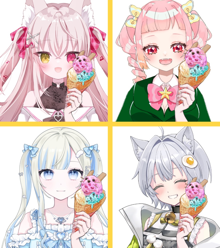 🍦アイスハンド【高画質商用利用】