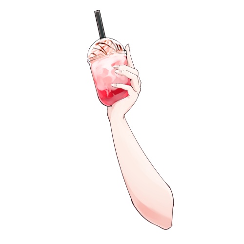 苺フラペチーノ【高画質商用利用】