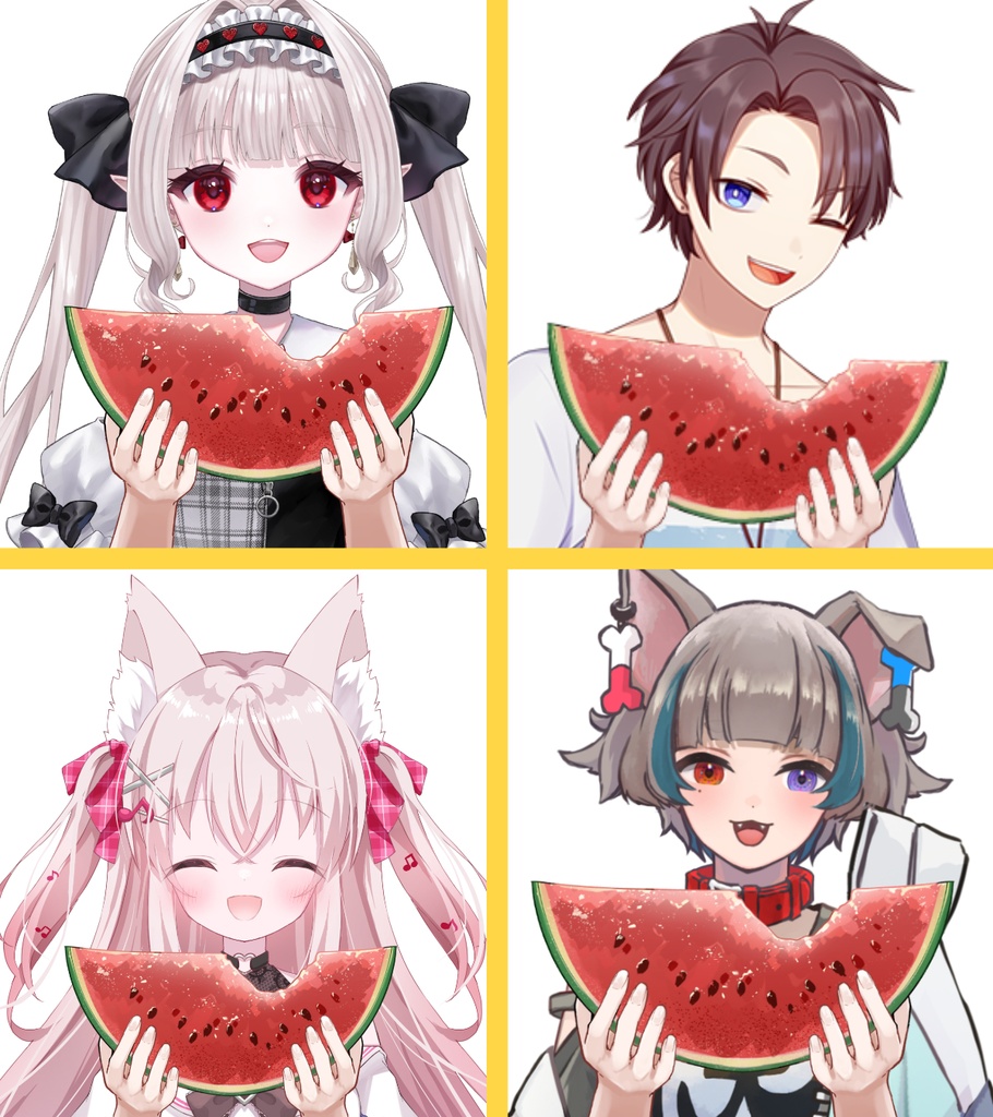 スイカハンド【高画質商用利用】