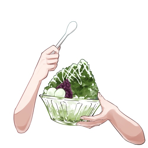 かき氷ハンド【高画質商用利用】