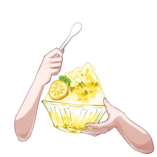 かき氷ハンド【高画質商用利用】