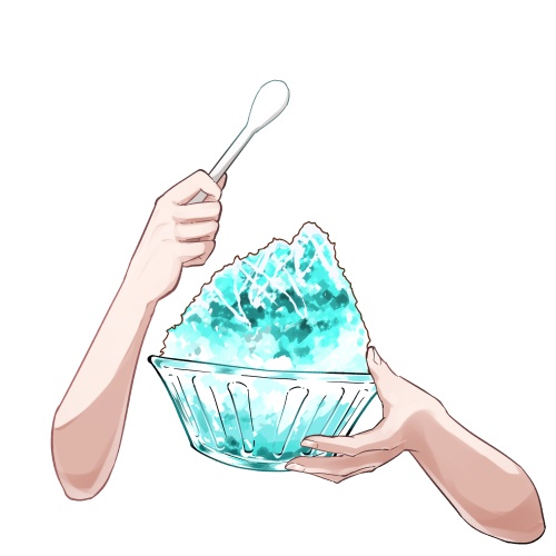 かき氷ハンド【高画質商用利用】