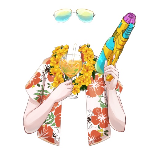 ハワイアン衣装【高画質商用利用】