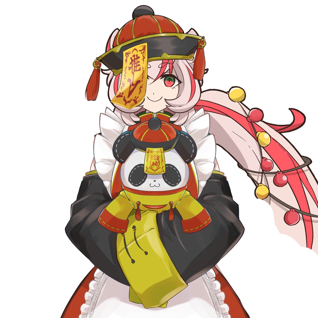 キョンシーメイド衣装【高画質商用利用】