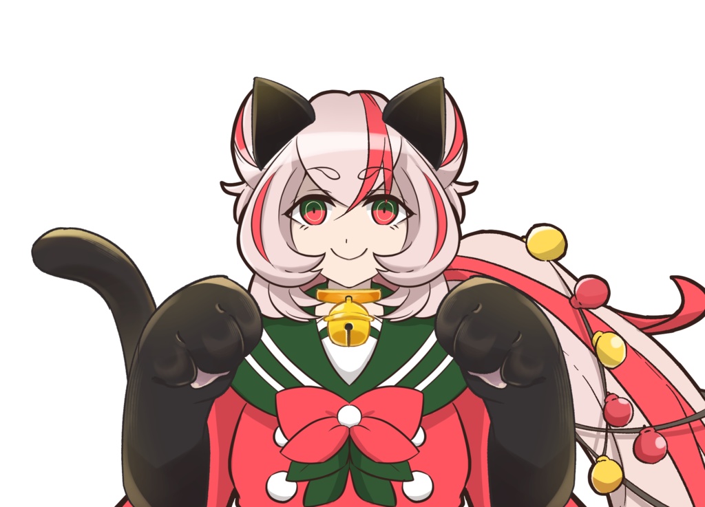 黒猫耳素材【高画質商用利用】