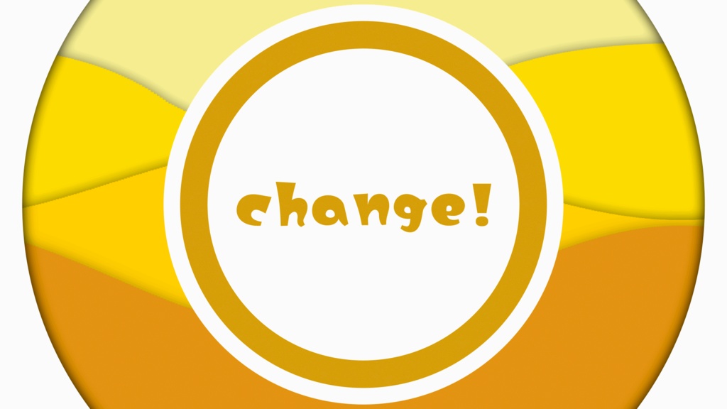 【トランジション】波紋と波でchange!3色もり合わせ