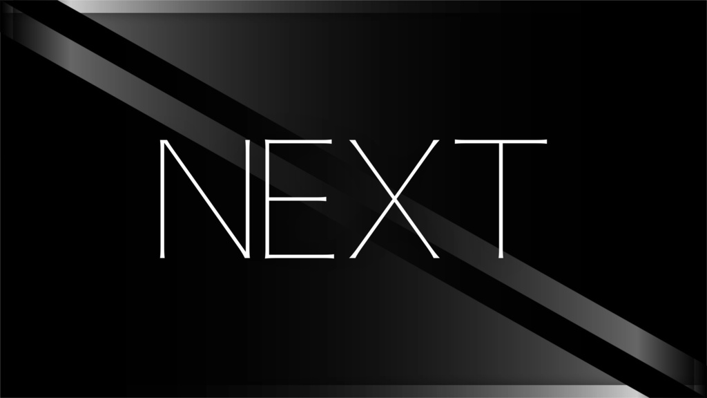 【トランジション】シンプルシリーズ 白黒シャッター