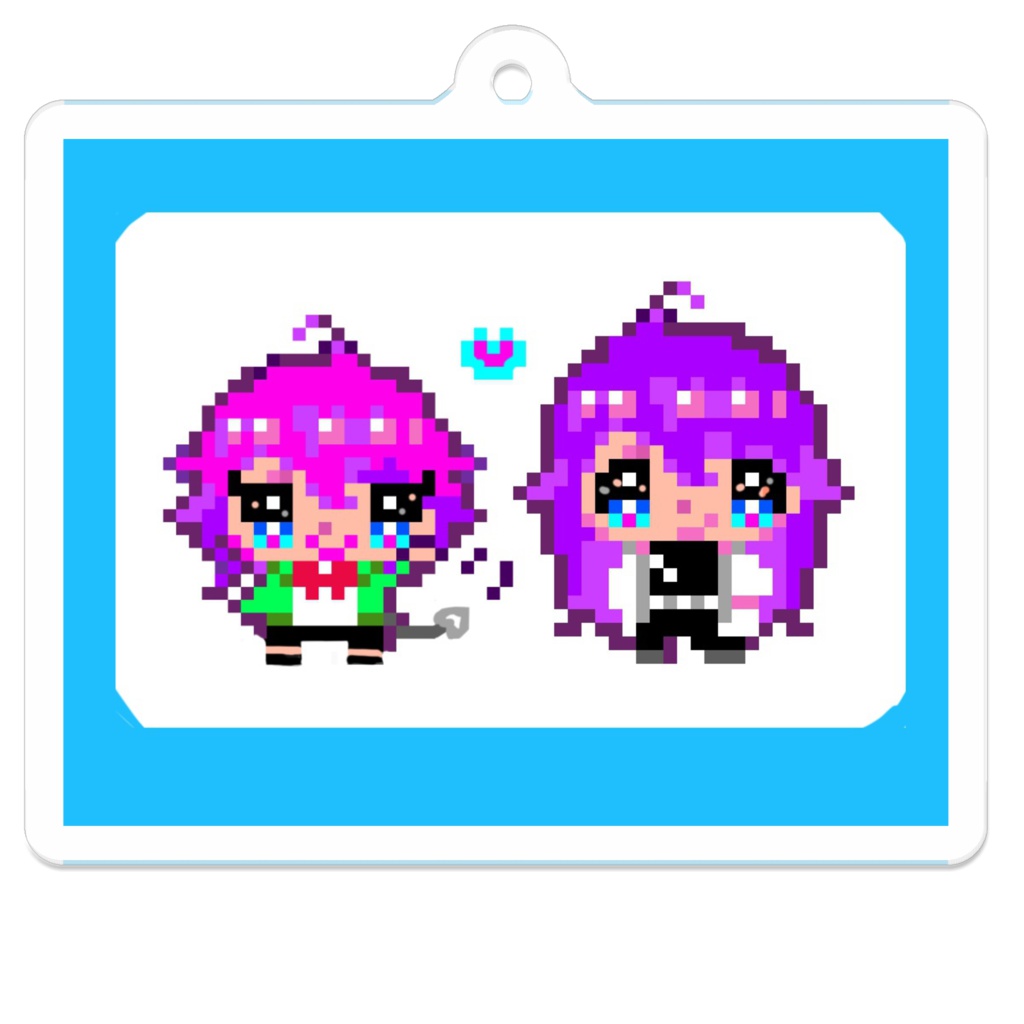 寂雷♡乱数ドット絵アクリルキーホルダー - Booth shop - BOOTH