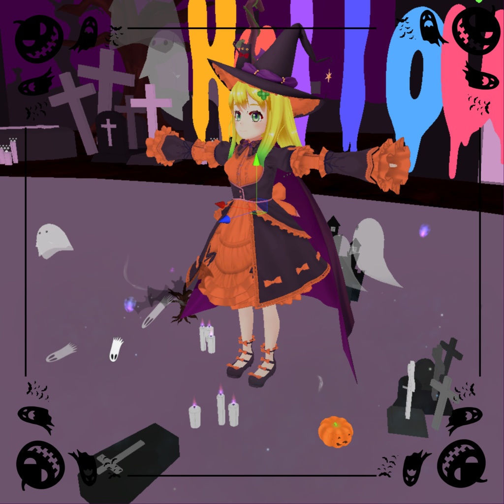 ハロウィンパーティクル